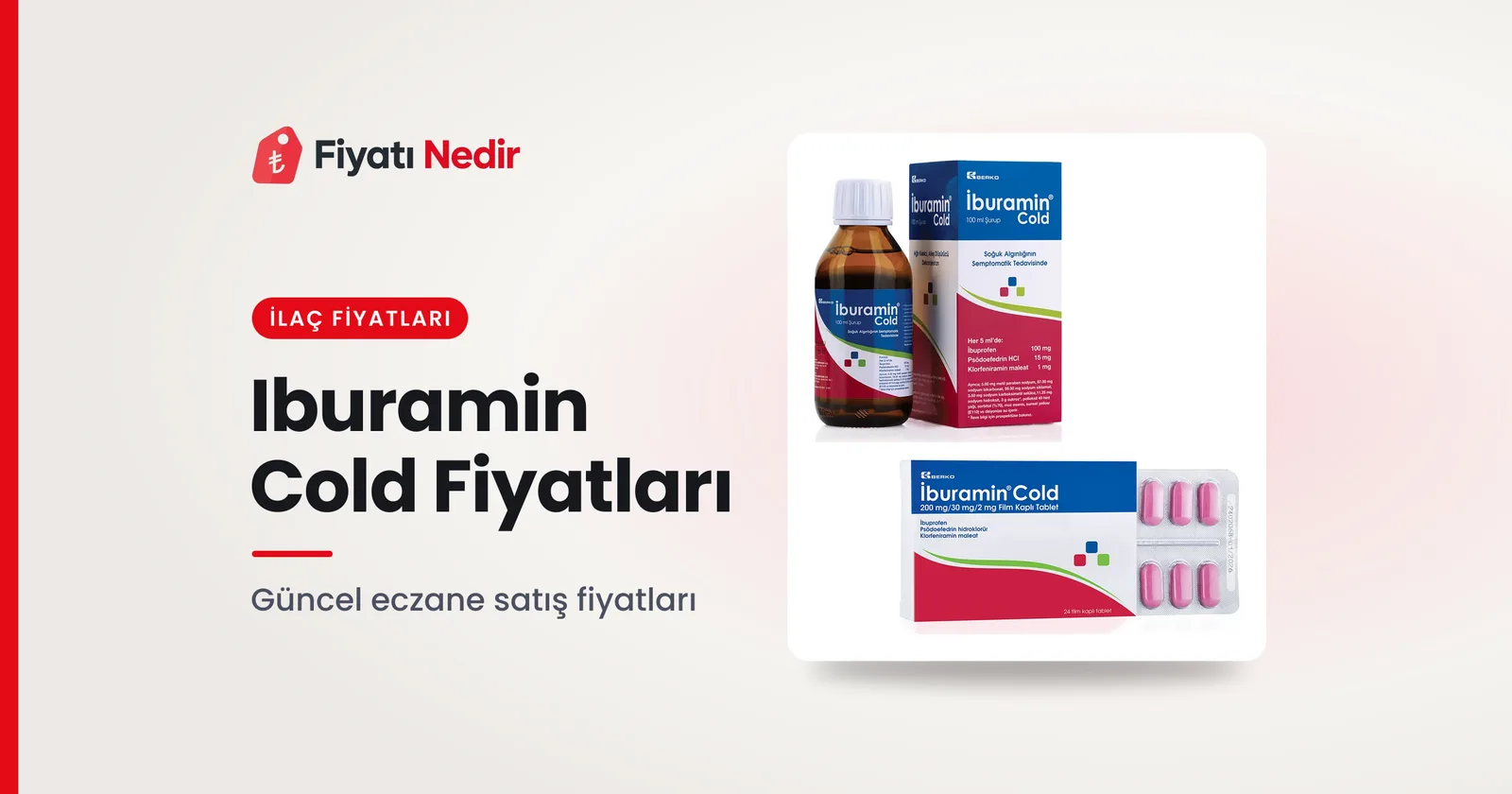 Iburamin Cold Fiyatları