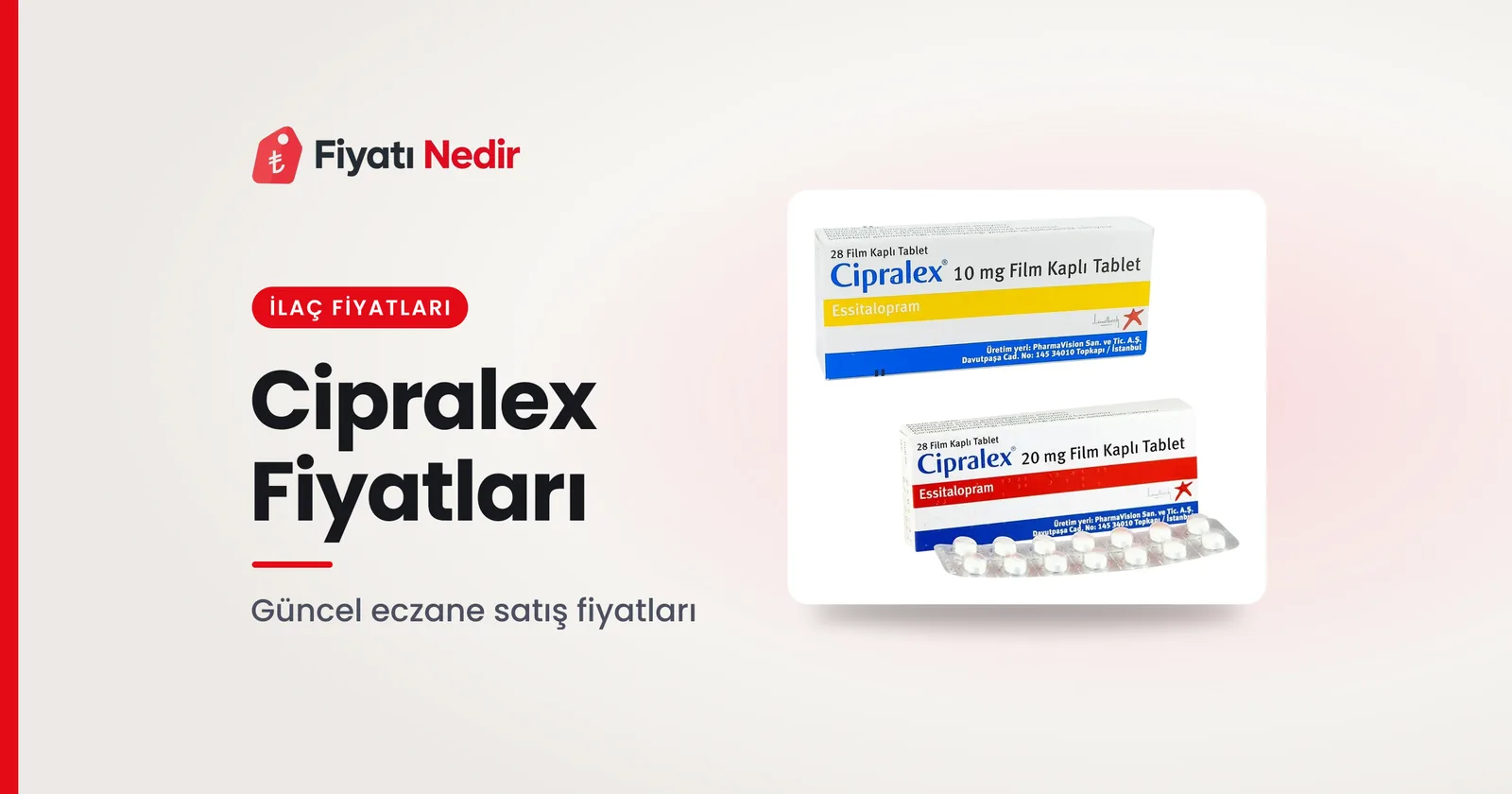 Cipralex Fiyatları