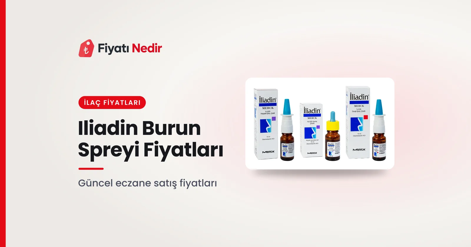 Iliadin Burun Spreyi Fiyatları