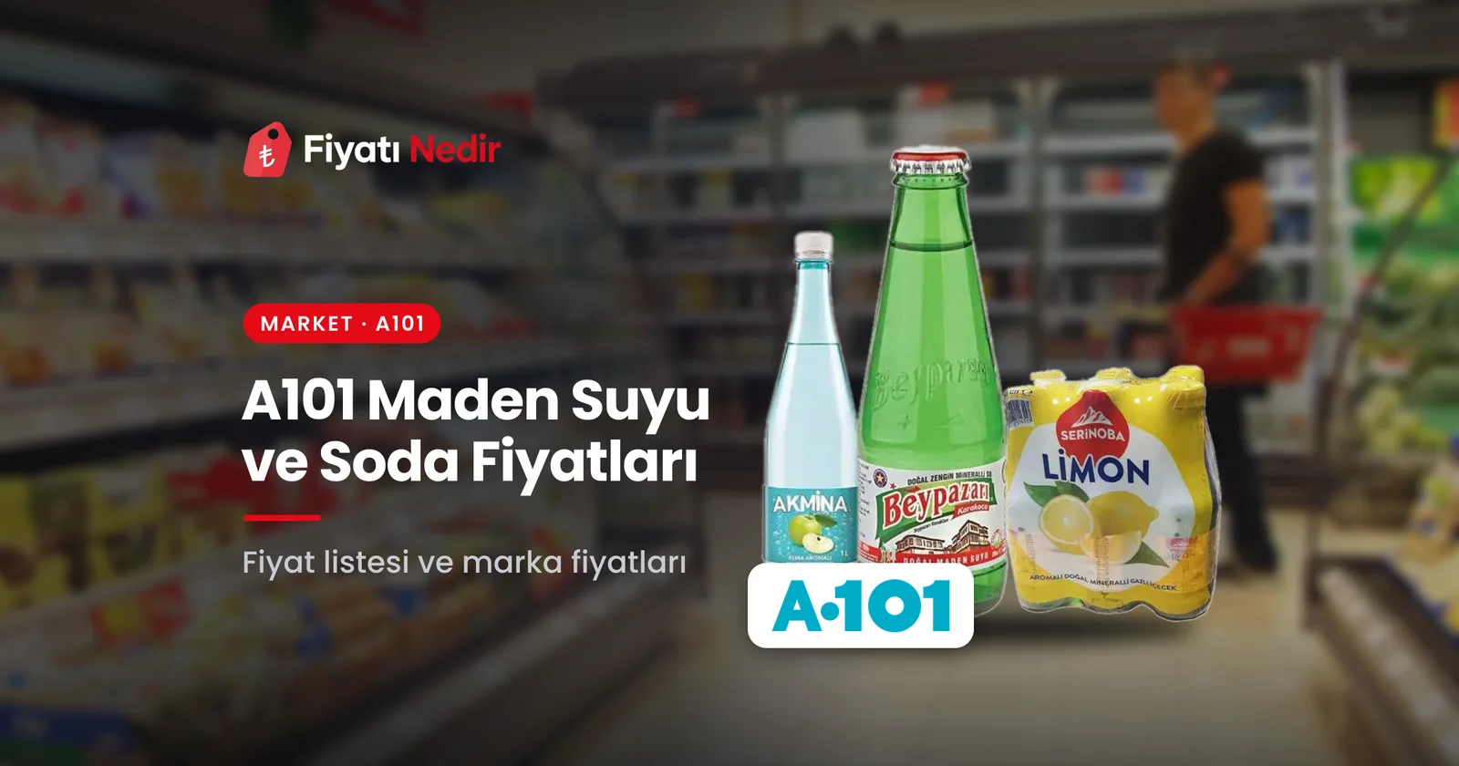 A101 maden suyu ve soda fiyatları