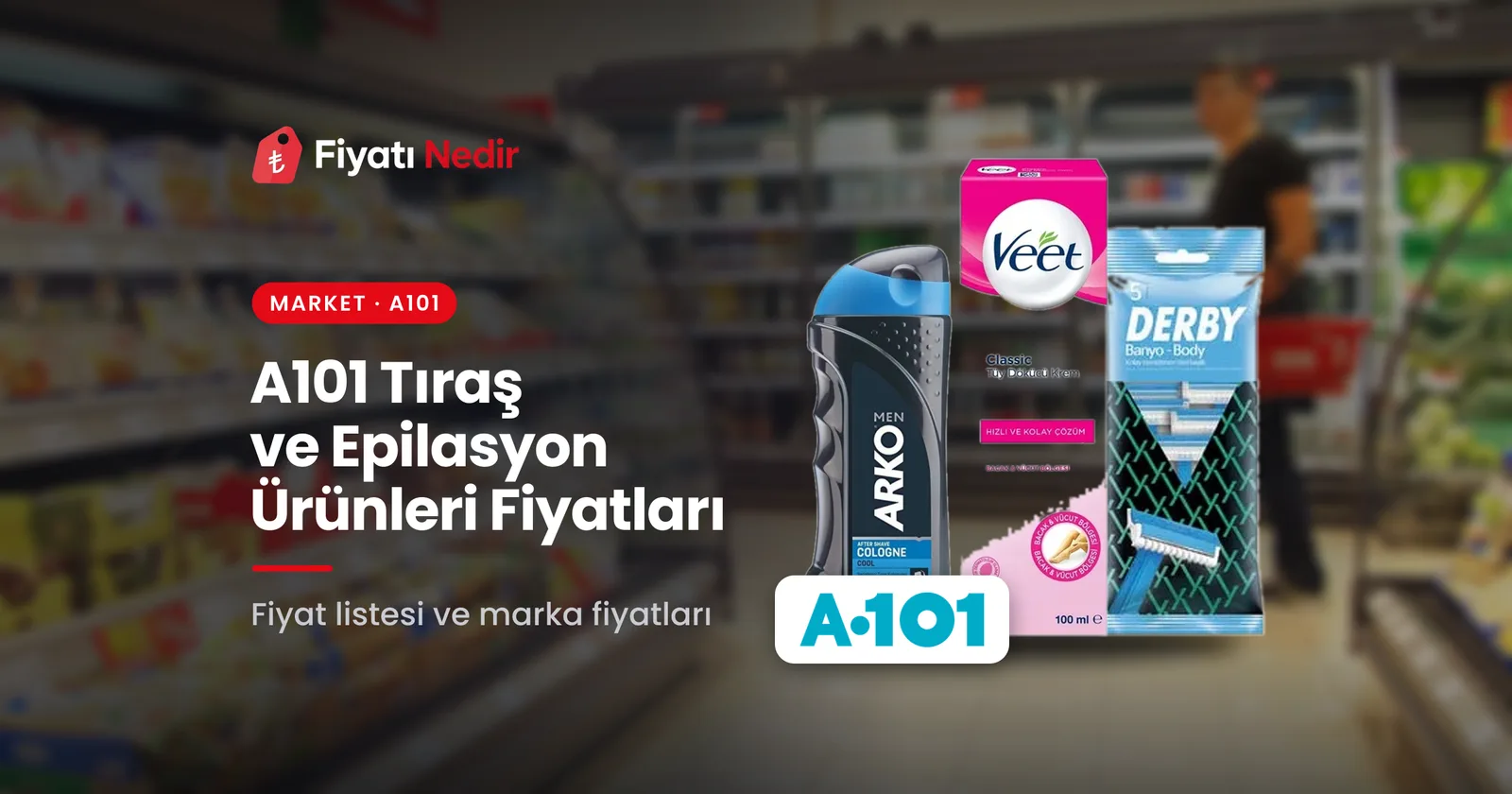 A101 tıraş ve epilasyon ürünleri fiyatları