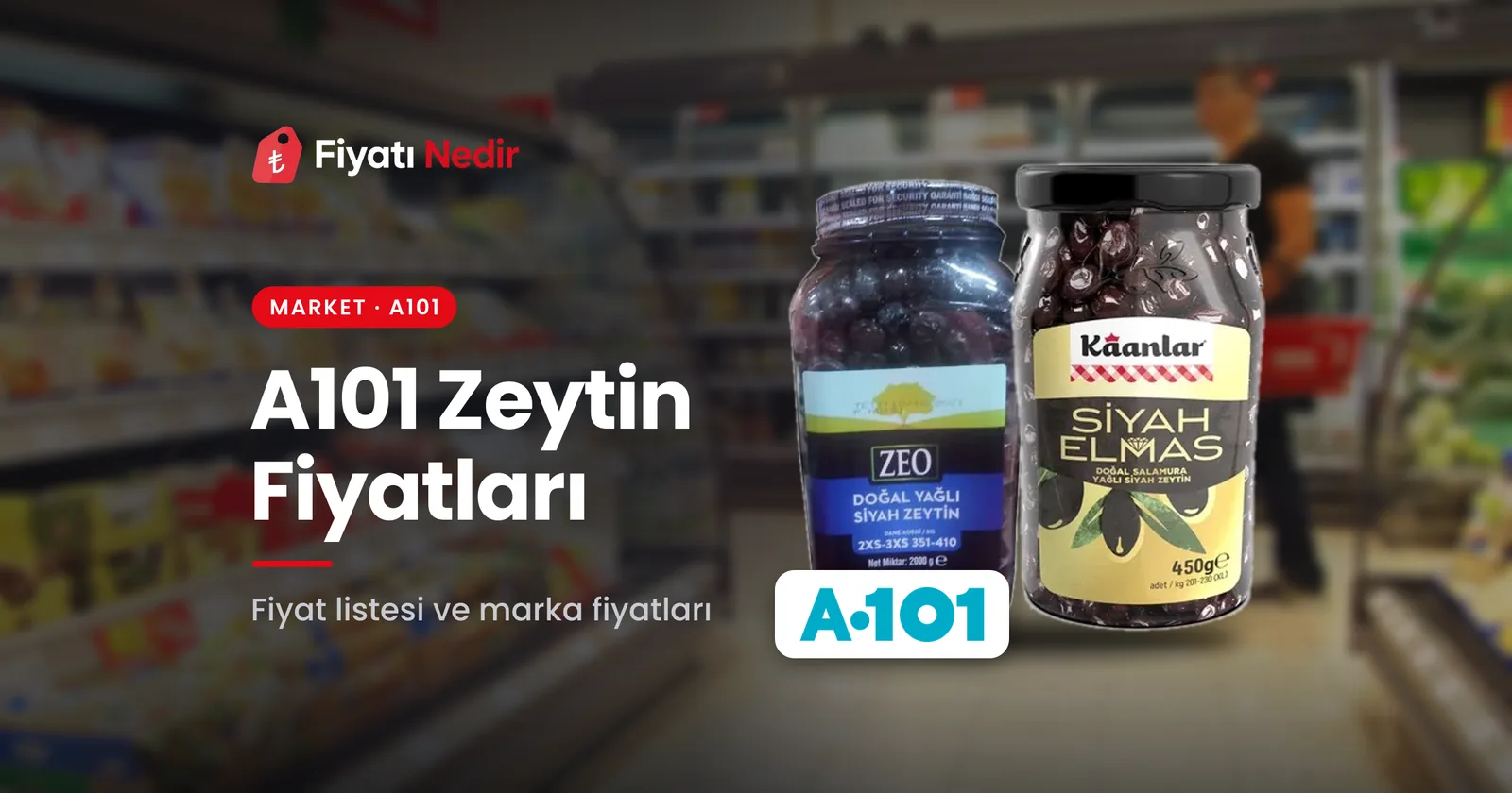 A101 zeytin fiyatları