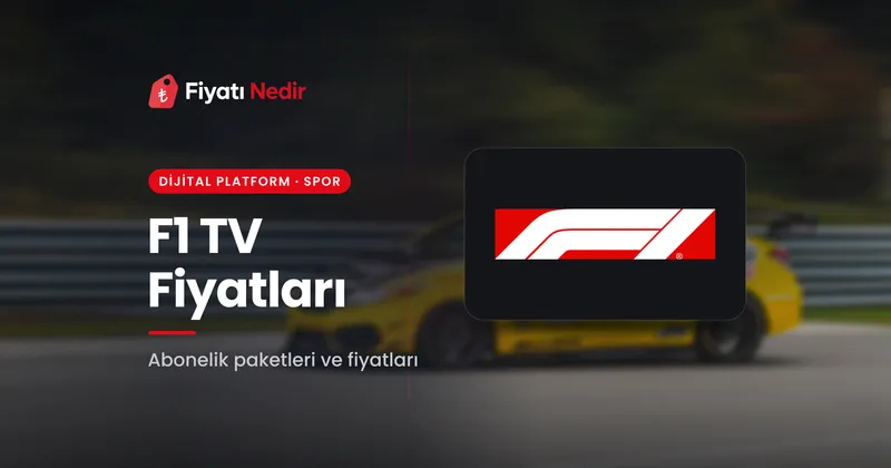 F1 TV Fiyatları