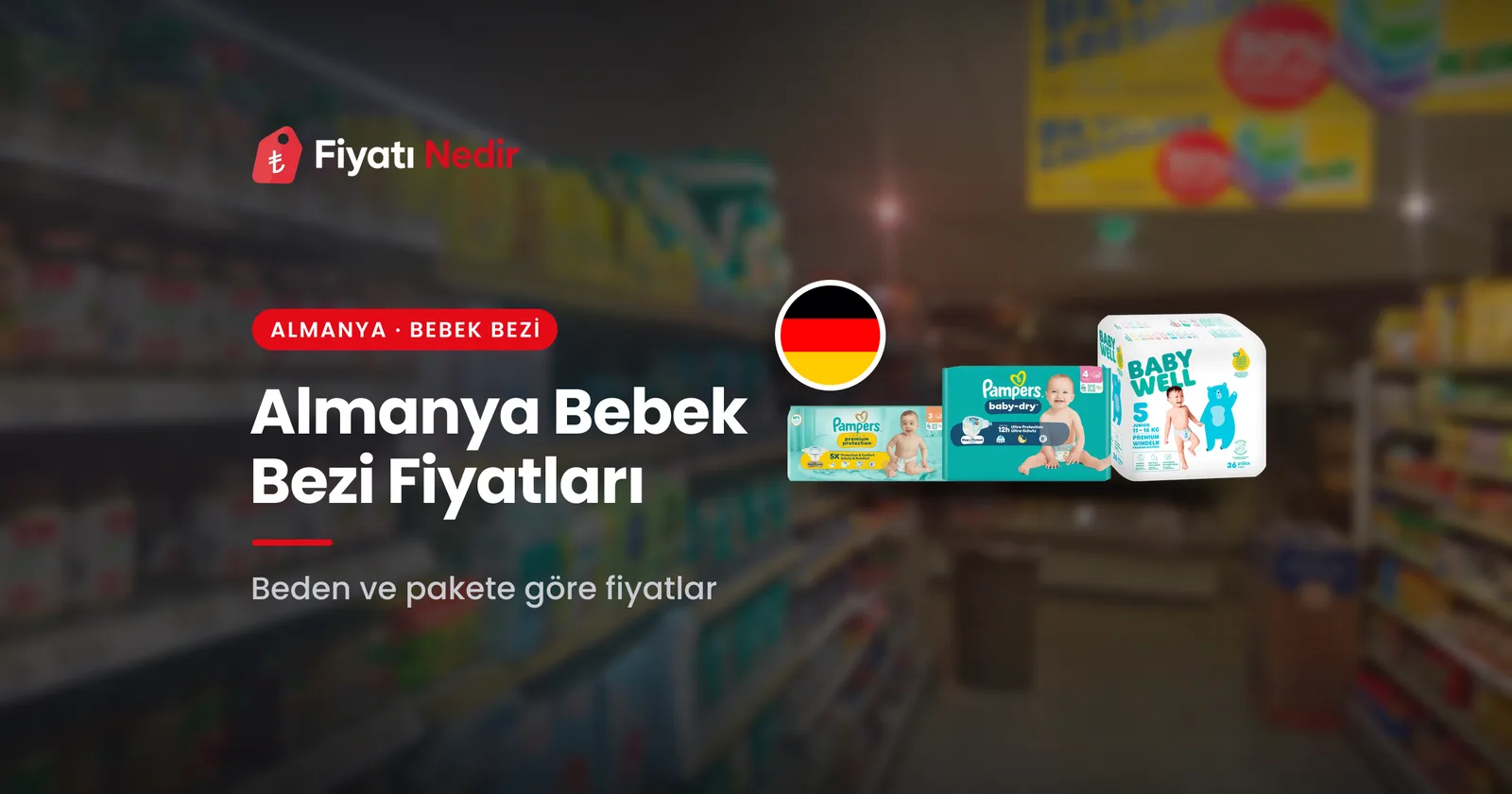 Almanya bebek bezi fiyatları