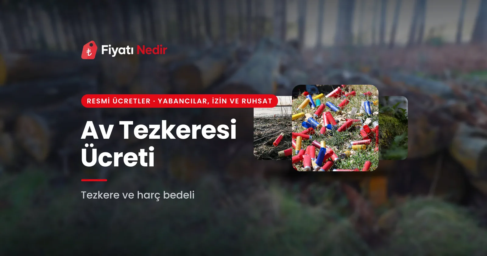 Av tezkeresi ücreti (avcılık belgesi harcı)