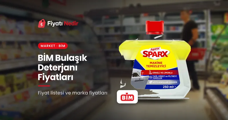 Bim bulaşık deterjanı fiyatları
