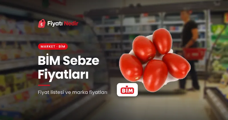 Bim sebze fiyatları