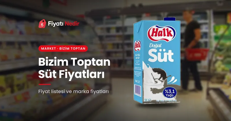 Bizim toptan süt fiyatları