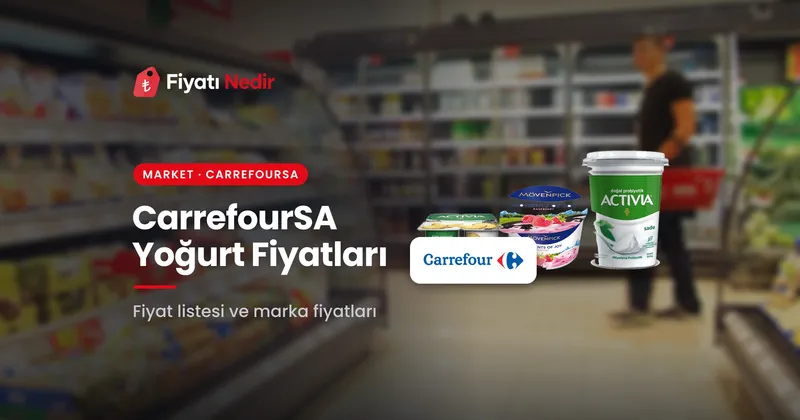 Carrefoursa yoğurt fiyatları