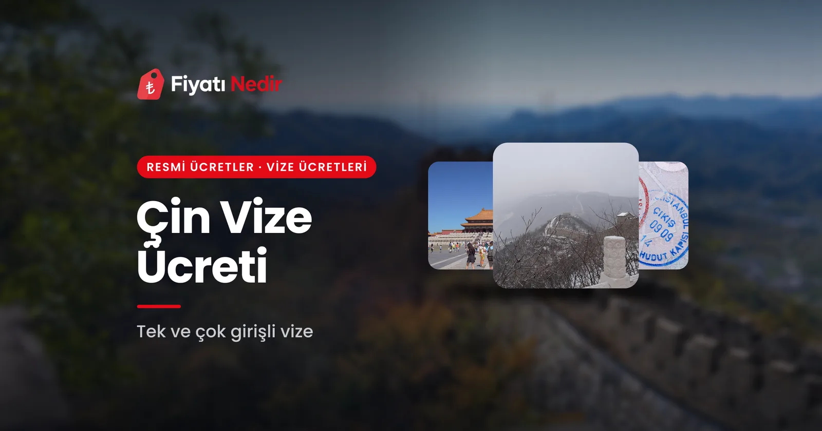 Çin vize ücreti