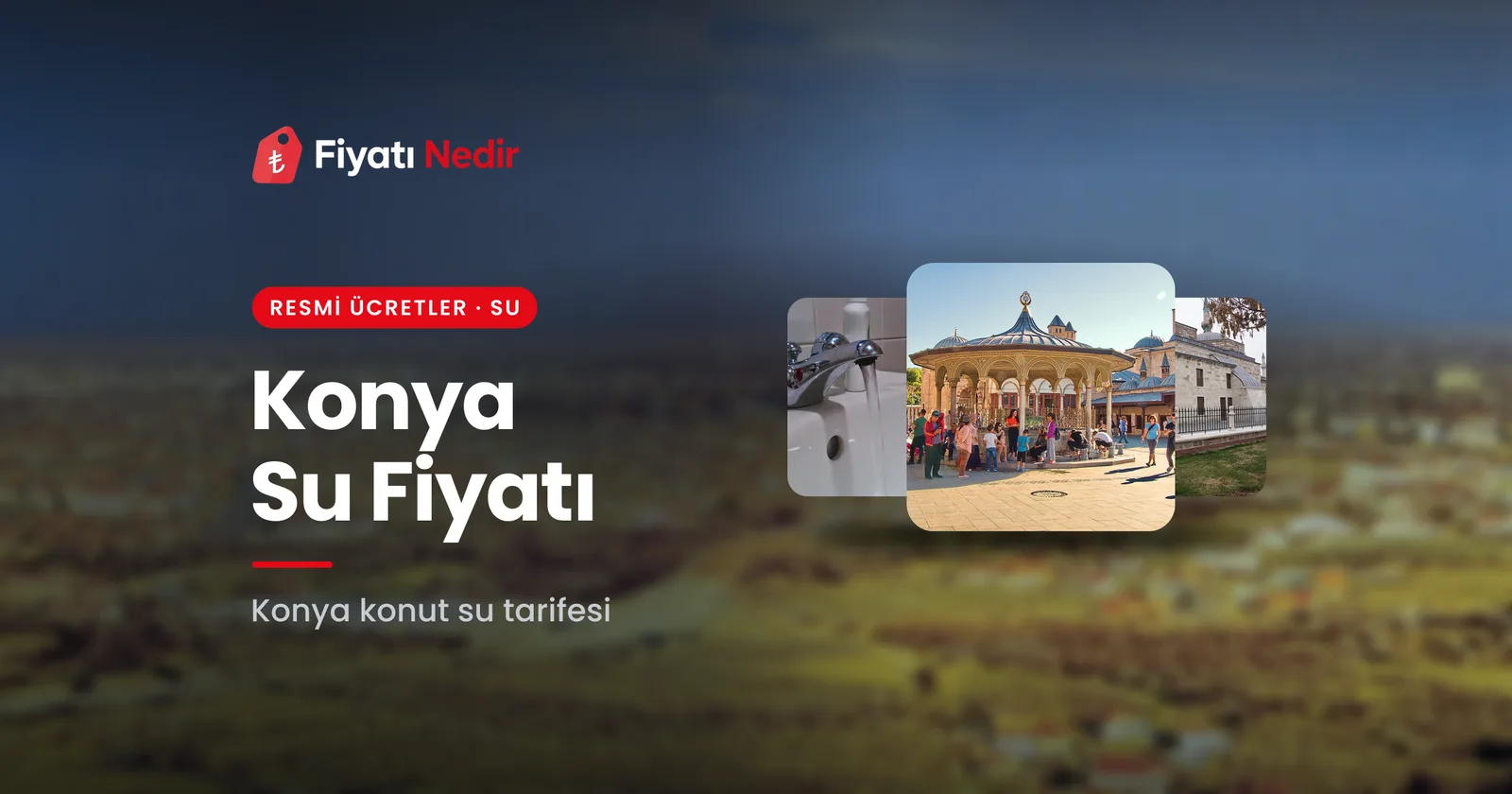 Konya su fiyatı