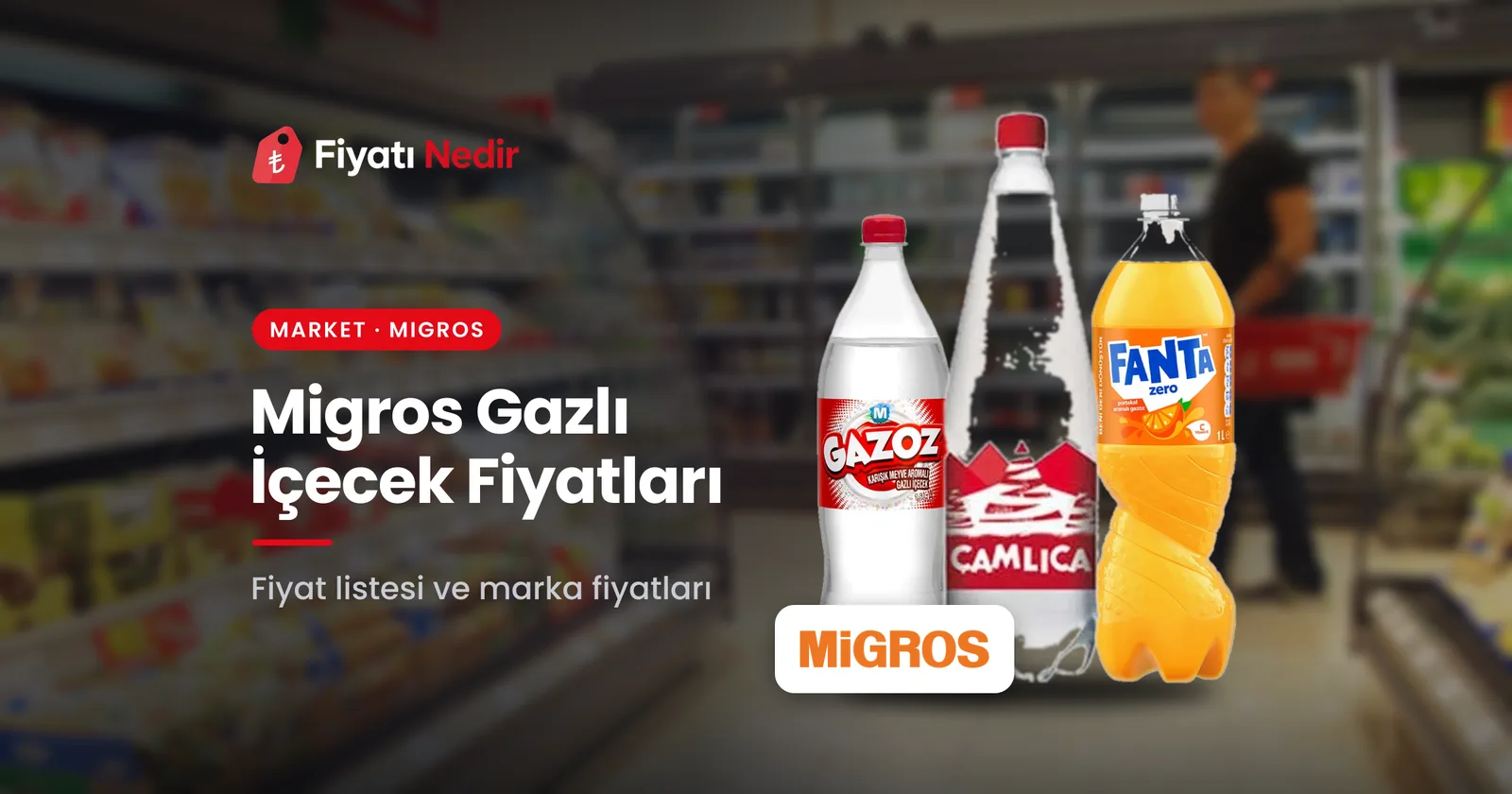 Migros gazlı içecek fiyatları