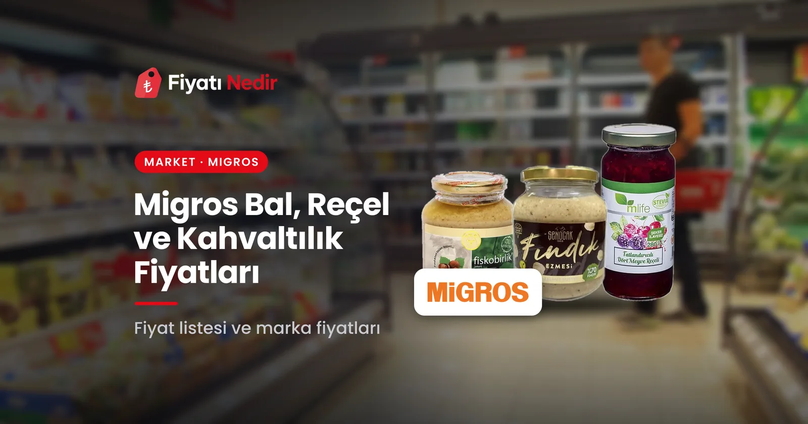 Migros bal, reçel ve kahvaltılık fiyatları