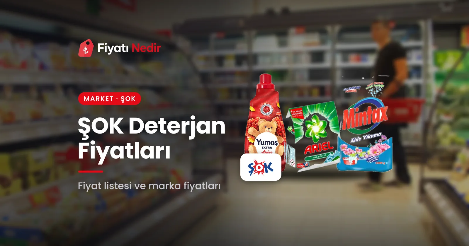 Şok deterjan fiyatları