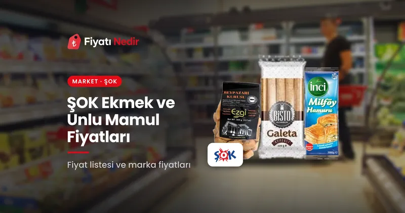 Şok ekmek ve unlu mamul fiyatları