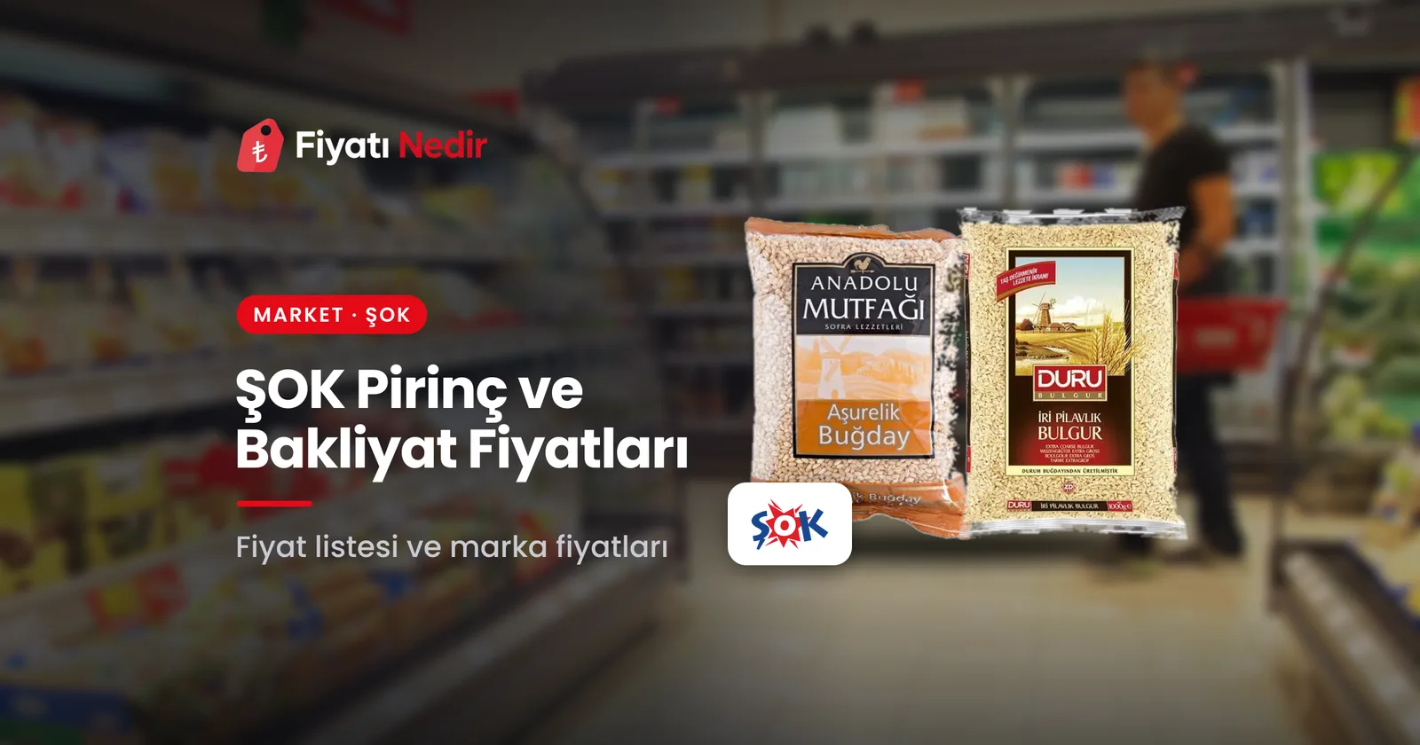 Şok pirinç ve bakliyat fiyatları