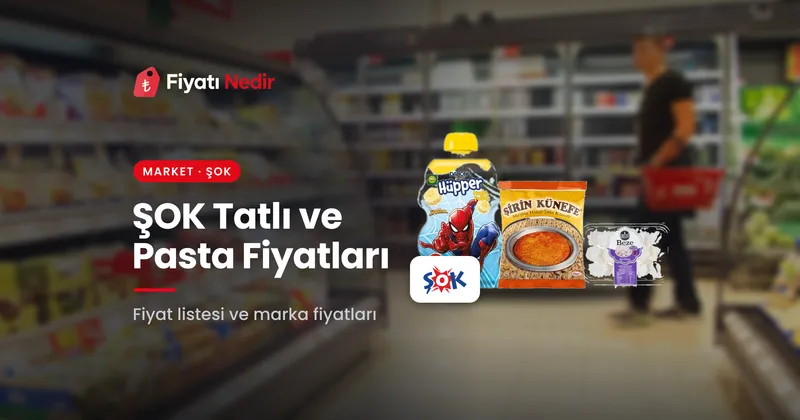 Şok tatlı ve pasta fiyatları