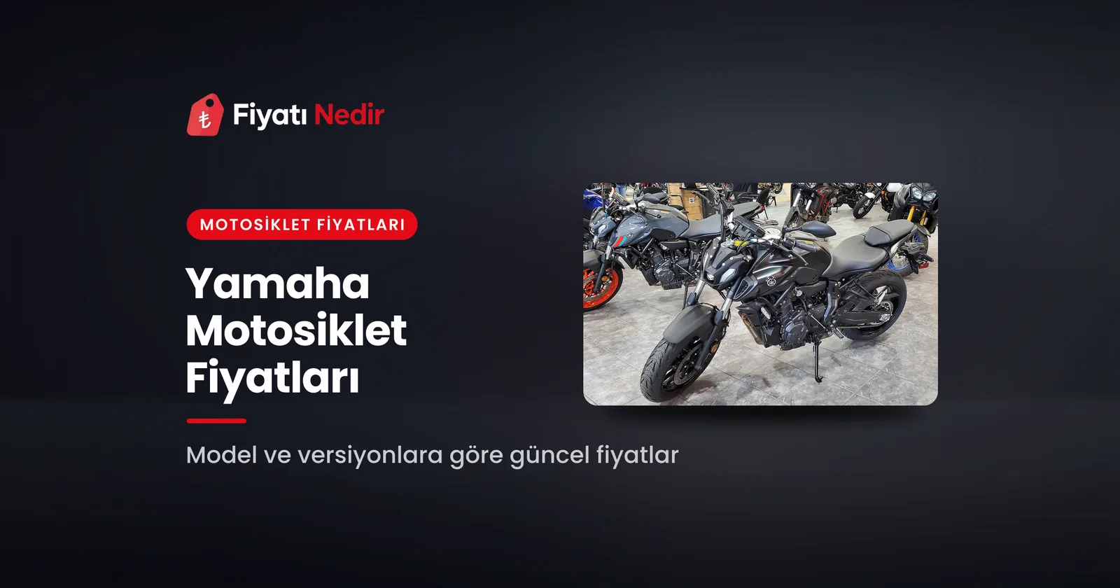 Yamaha motosiklet fiyatları