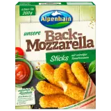 Alpenhain Back Mozzarella Sticks 200g