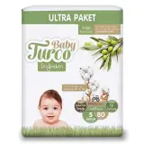 Baby Turco Doğadan Ultra Junior Bebek Bezi 80 Adet