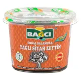 Bağcı Doğal Salamura Yağlı Siyah Zeytin 231-260 Kalibre 400 g