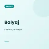 Balyaj Kısa saç · Antalya