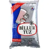 Billur İyotlu Sofra Tuzu 1,5 kg
