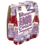Bitburger Fassbrause Johannisbeere naturtrüb 6x0,33l