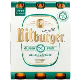 Bitburger Helles Lagerbier glutenfrei 6x0,33l