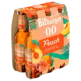 Bitburger Peach Bier Mix alkoholfrei 6x0,33l