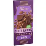 Buono Şeker İlavesiz Sütlü Çikolata 100 g