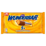 Cadbury Wunderbar Erdnuss-Karamell-Riegel 185g