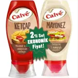 Calve Ketçap Mayonez 2'li Set 400+350 g