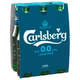 Carlsberg Lager Beer 0,0% alkoholfrei 6x0,33l