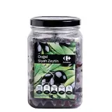 Carrefour Doğal Salamura Yağlı Siyah Zeytin L-XL 900 g