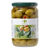 Carrefour Kırmızı Biber Dolgulu Yeşil Zeytin 3XL 400 g