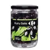 Carrefour Kuru Sele Siyah Zeytin 350 g