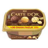 Carte d'Or İsviçre Çikolata Karamel Çikolata Parçacıklı Muz Dondurma 1,105 L