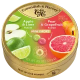Cavendish & Harvey Mini Drops Apple Lime & Pear Grapefruit 130g