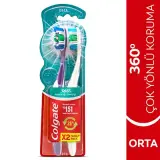 Colgate 360 Orta Diş Fırçası 2 Adet