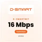 D-SmartNet Limitsiz 16 Mbps'ye kadar taahhütsüz