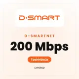 D-SmartNet Limitsiz 200 Mbps'ye kadar taahhütsüz
