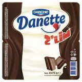 Danette İkili Lezzet Çikolata Vanilya Puding 4x70 g