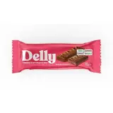 Delly Çikolata Kaplı Bademli & Çilekli Meyveli Bar 35 g