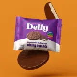 Delly Şekersiz Bitter Çikolata Kaplı Pirinç Patlağı 37 g