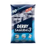 Derby Samurai 3 Bıçak Tıraş Bıçağı 10'lu 10 Adet