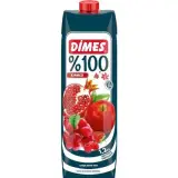 Dimes %100 Kırmızı Meyveler 1 L