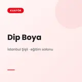 Dip Boya İstanbul Şişli · eğitim salonu