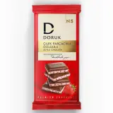 Doruk Çilek Parçacıklı Tablet Çikolata 95 g