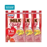 Dr. Oetker Milkshake Çilekli Toz İçecek 3'lü 69 g
